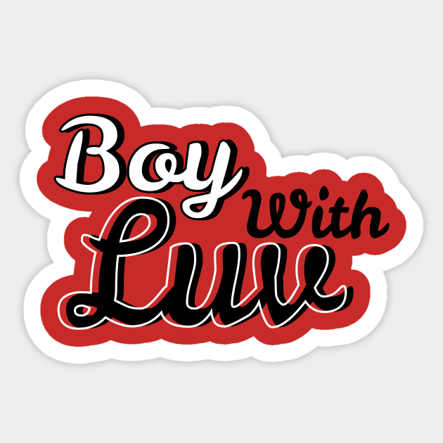 Boy With Luv Sticker by Marija154
